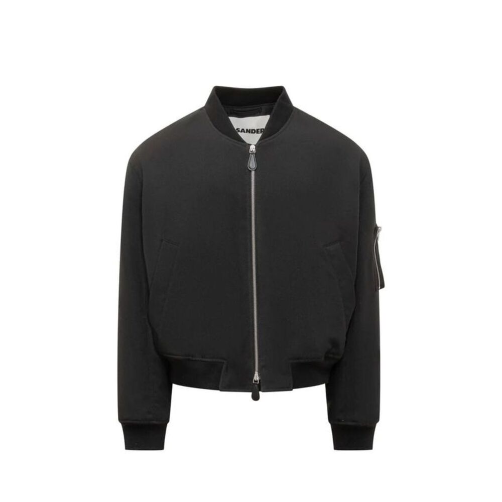Jil Sander Black Polyester Men's Bomber